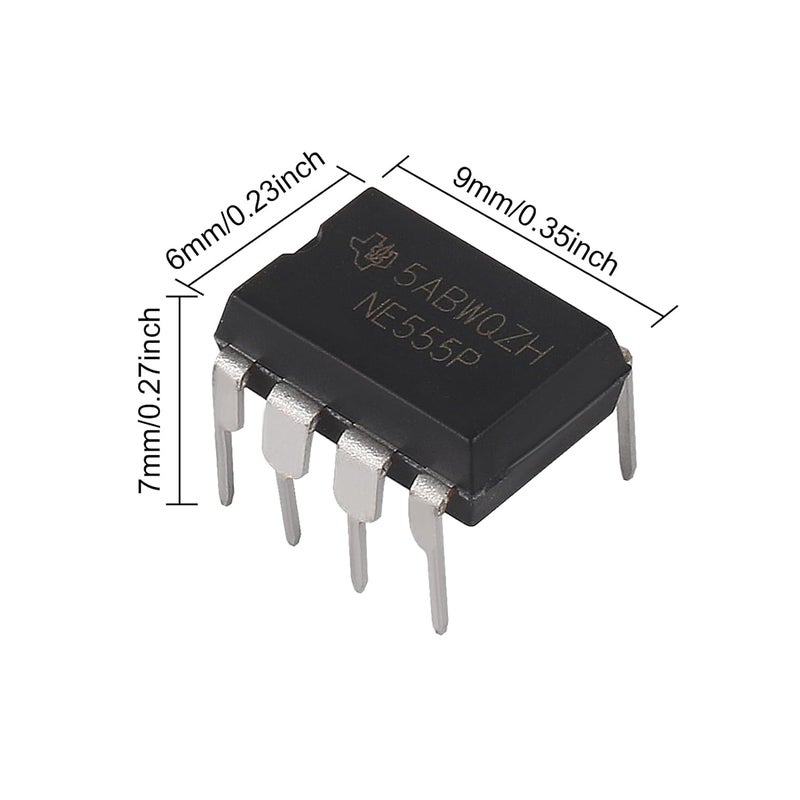 ACEIRMC 20pcs NE555 NE555P Timer IC NE555N Chip Dip-8 8-Pin - Image 3